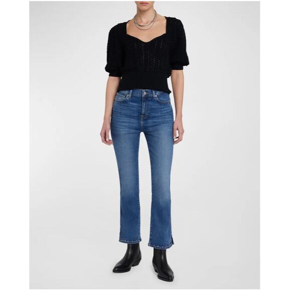 7 for all mankind HW slim kick w/ Studs in Juke. Size 26 - Picture 2 of 5